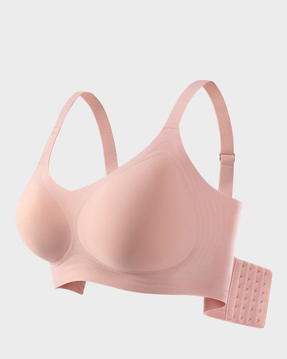 Wireless V-Neck Back-and-Side Smoothing Bra