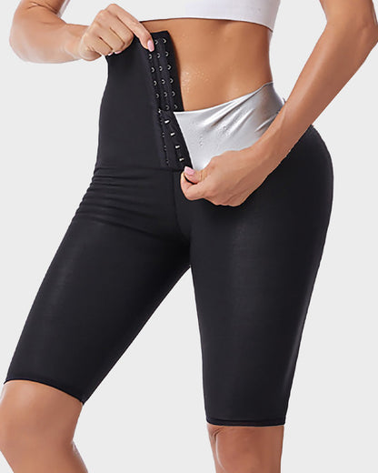 Sauna-Hose hohe Taille Bauchkontrolle 5/8 für das Training