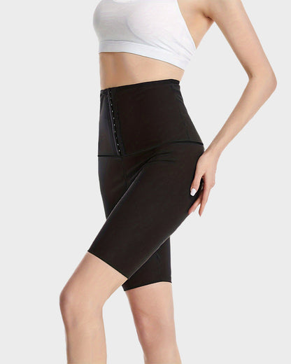 Sauna-Hose hohe Taille Bauchkontrolle 5/8 für das Training