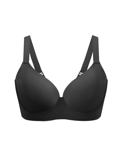 Back-Smoothing Plunge Push-Up Bra