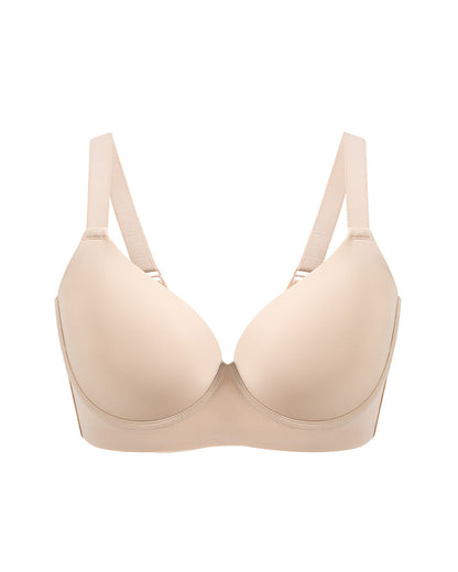 Back-Smoothing Plunge Push-Up Bra