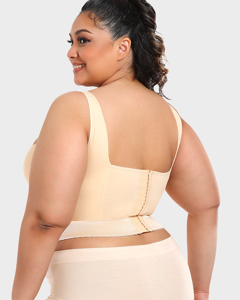 Longline Push-Up Bra with Built-In Shapewear