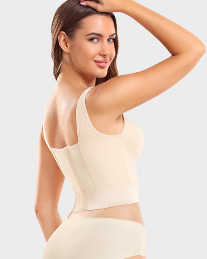 Longline Push-Up Bra with Built-In Shapewear