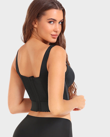 Longline Push-Up Bra with Built-In Shapewear