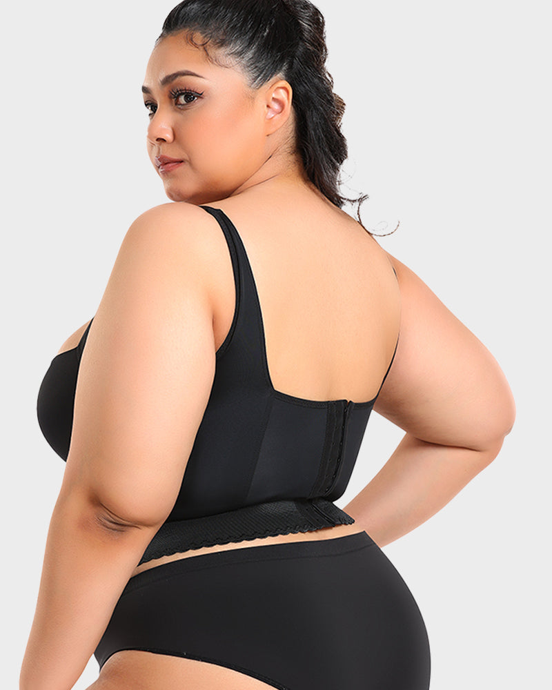 Longline Push-Up Bra with Built-In Shapewear