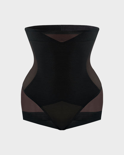High-Waisted Mesh Shaping Panty