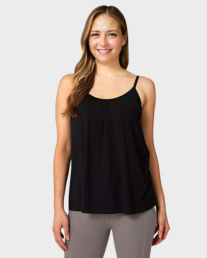 Fly-Free Cooling Cami with Built-In Bra
