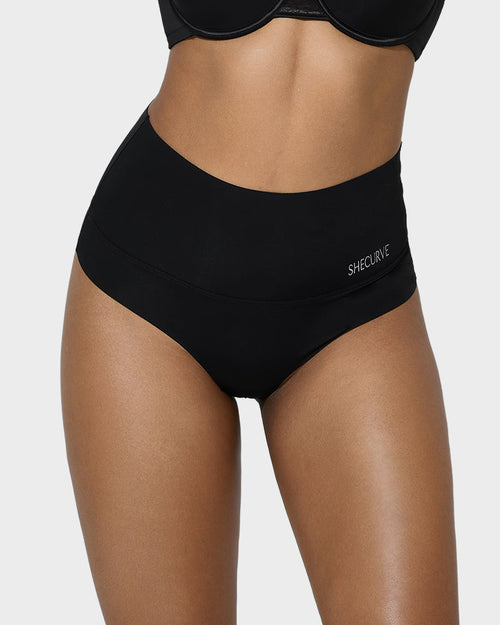 High-Rise Seamless Thong Panty — 3-Pack