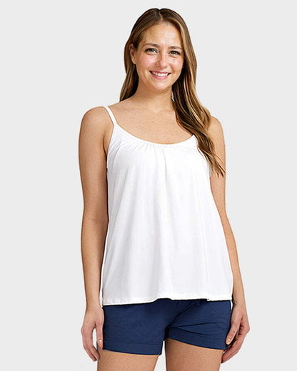 Fly-Free Cooling Cami with Built-In Bra