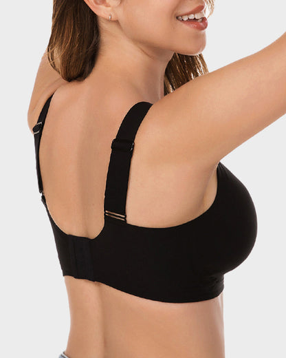Mesh-Front Sculpting Bra