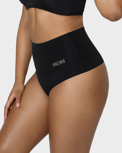 High-Rise Seamless Thong Panty — 3-Pack