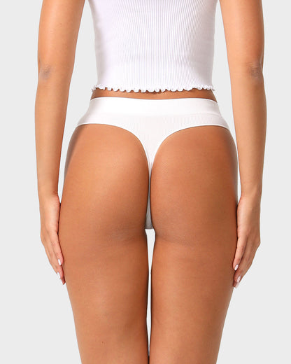 Nahtloser Low-Rise Tanga für den Alltag (3er-Pack)