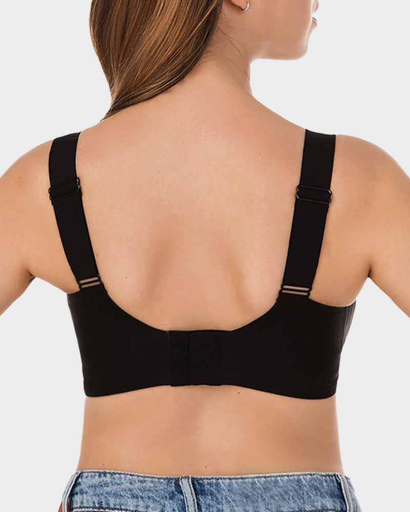 Mesh-Front Sculpting Bra