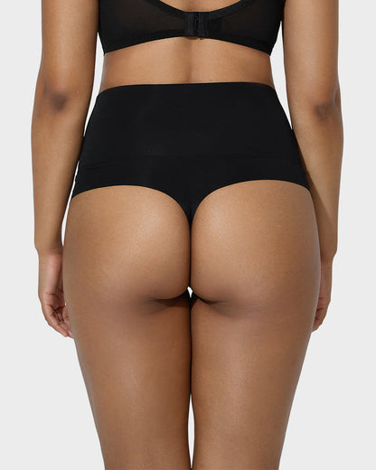 High-Rise Seamless Thong Panty — 3-Pack