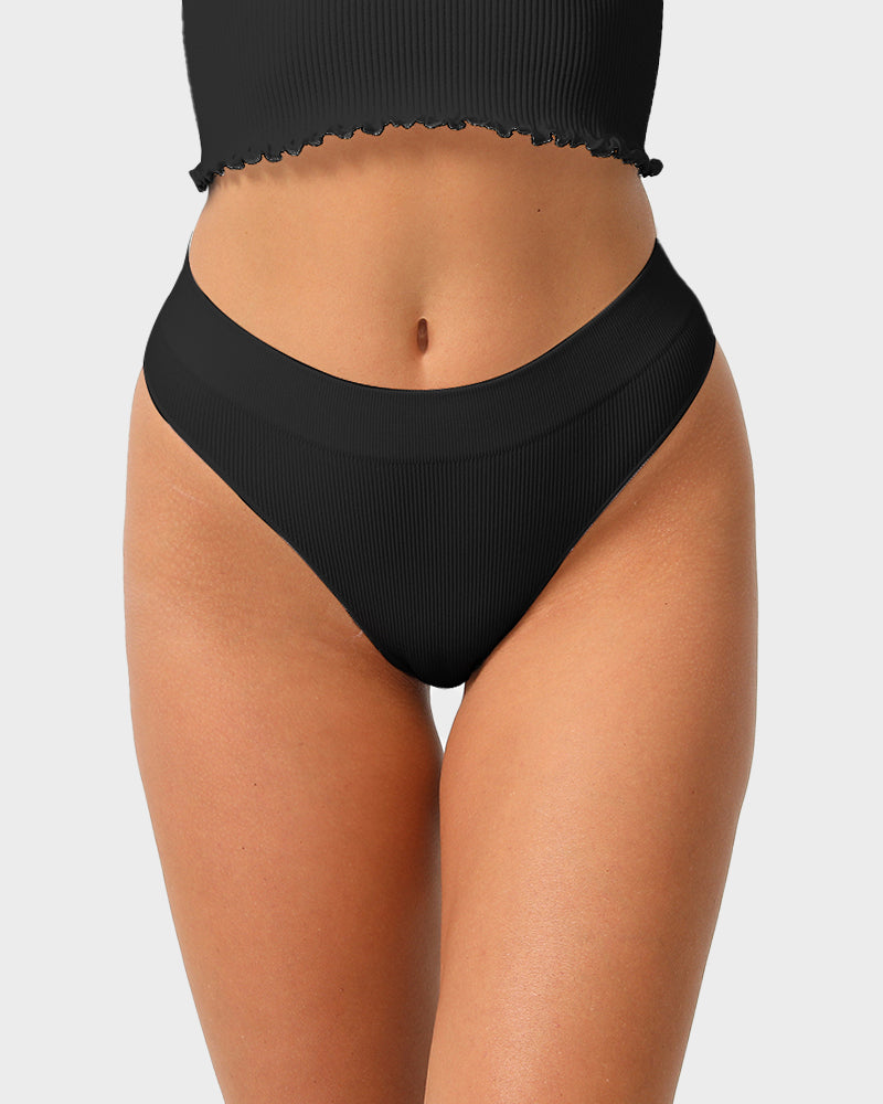 Nahtloser Low-Rise Tanga für den Alltag (3er-Pack)