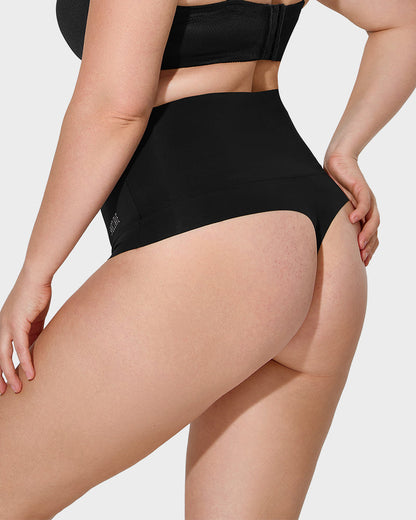 High-Rise Seamless Thong Panty — 3-Pack