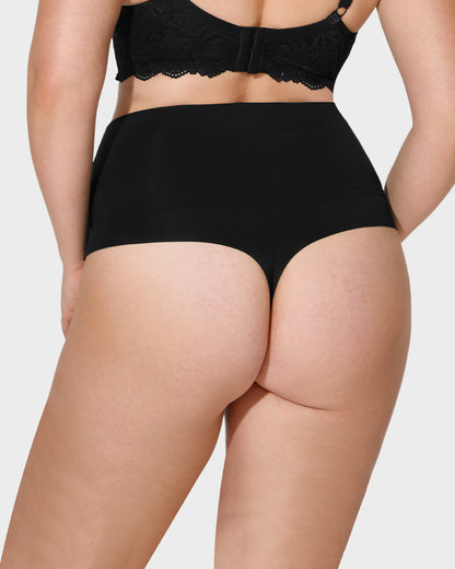 High-Rise Seamless Thong Panty — 3-Pack