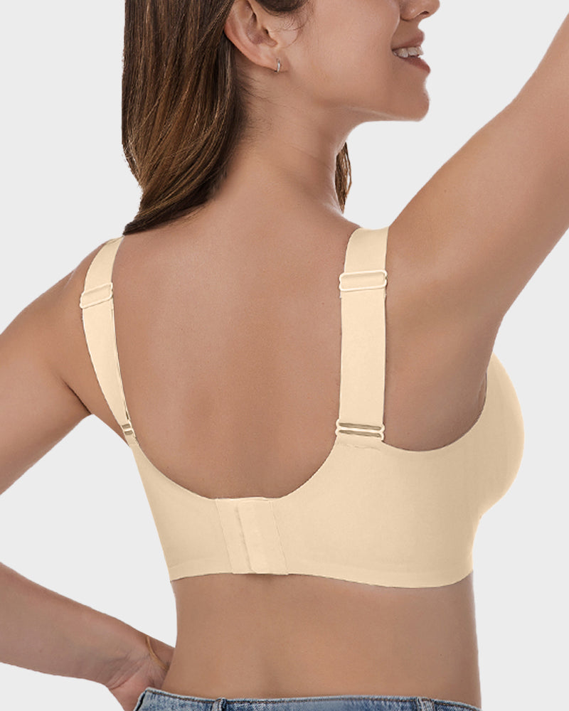 Mesh-Front Sculpting Bra