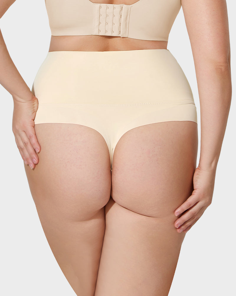 High-Rise Seamless Thong Panty — 3-Pack