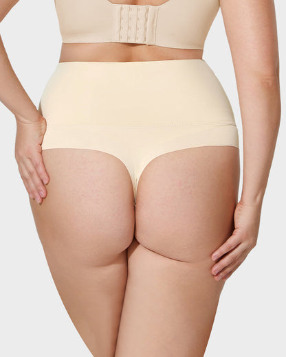 High-Rise Seamless Thong Panty — 3-Pack