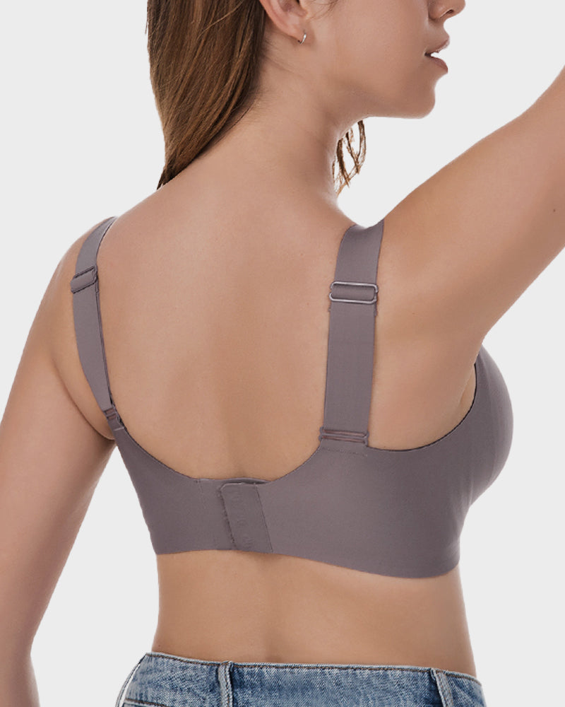 Mesh-Front Sculpting Bra
