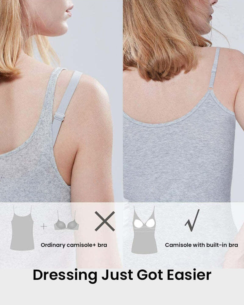 Fly-Free Cooling Cami with Built-In Bra