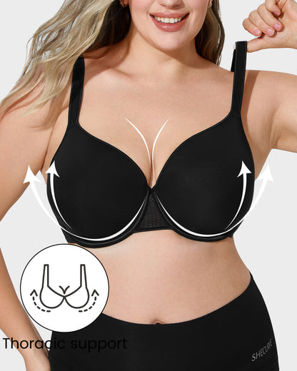 Elegant Full-Coverage Underwire Bra