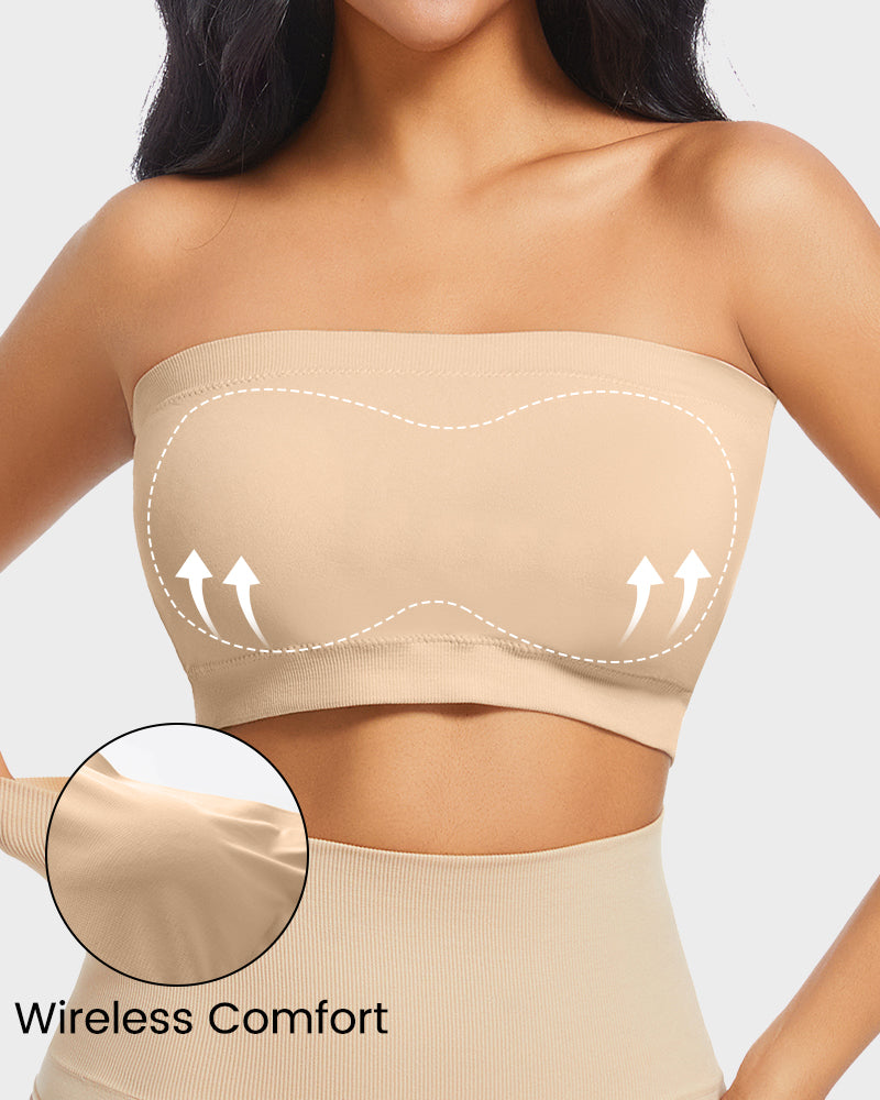 Padded Wireless Seamless Comfort Bandeau Bra