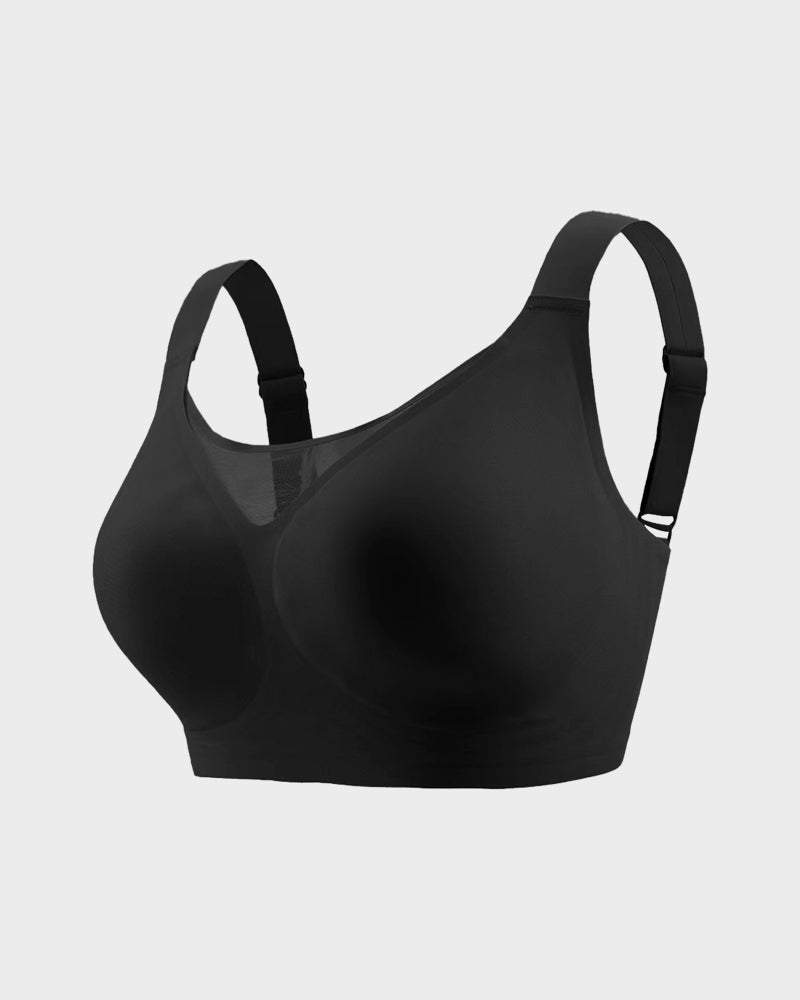 Mesh-Front Sculpting Bra