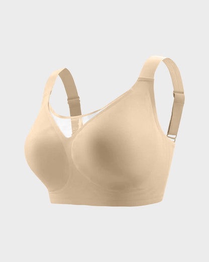 Mesh-Front Sculpting Bra