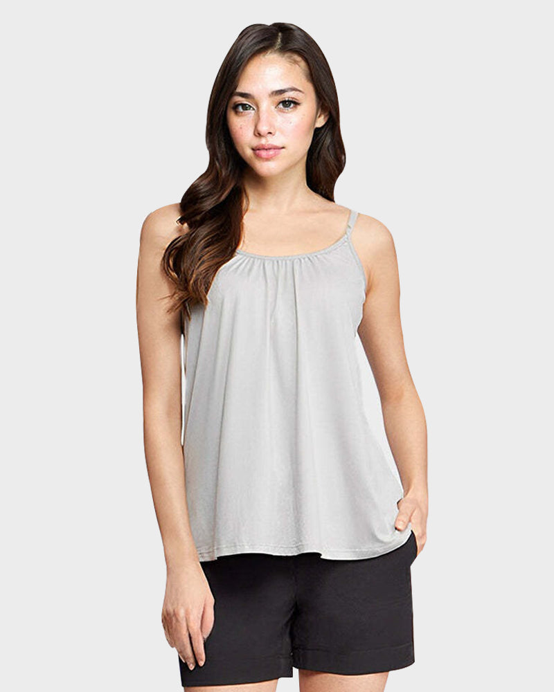 Fly-Free Cooling Cami with Built-In Bra