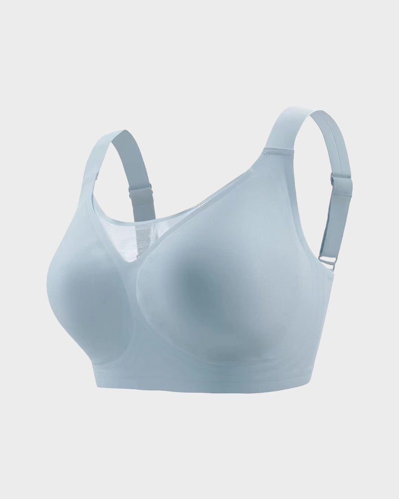 Mesh-Front Sculpting Bra