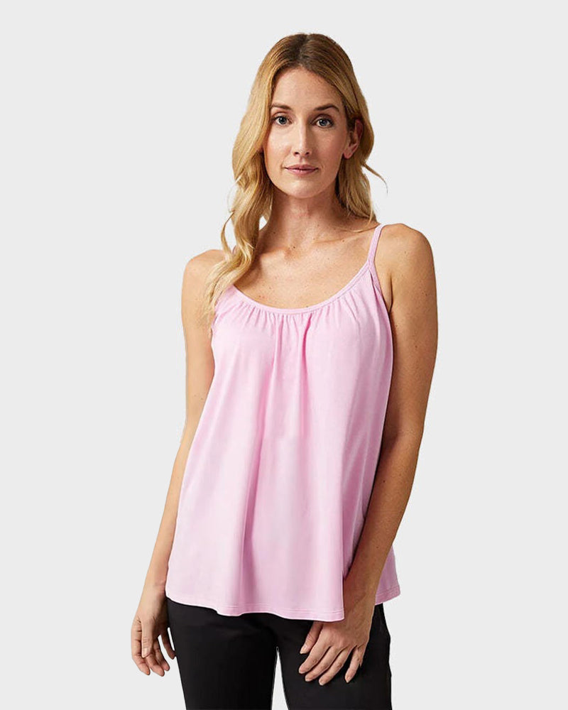 Fly-Free Cooling Cami with Built-In Bra