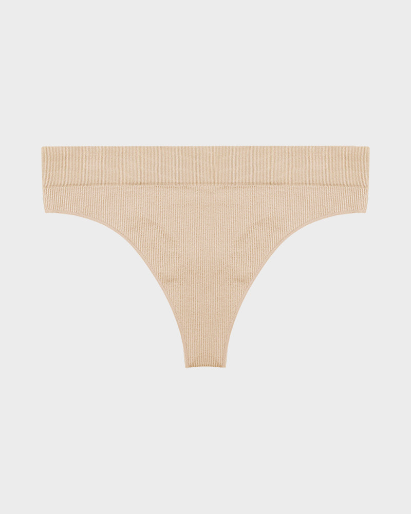 Nahtloser Low-Rise Tanga für den Alltag (3er-Pack)
