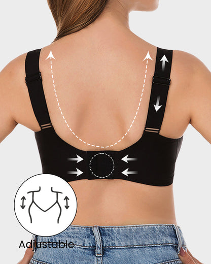 Mesh-Front Sculpting Bra