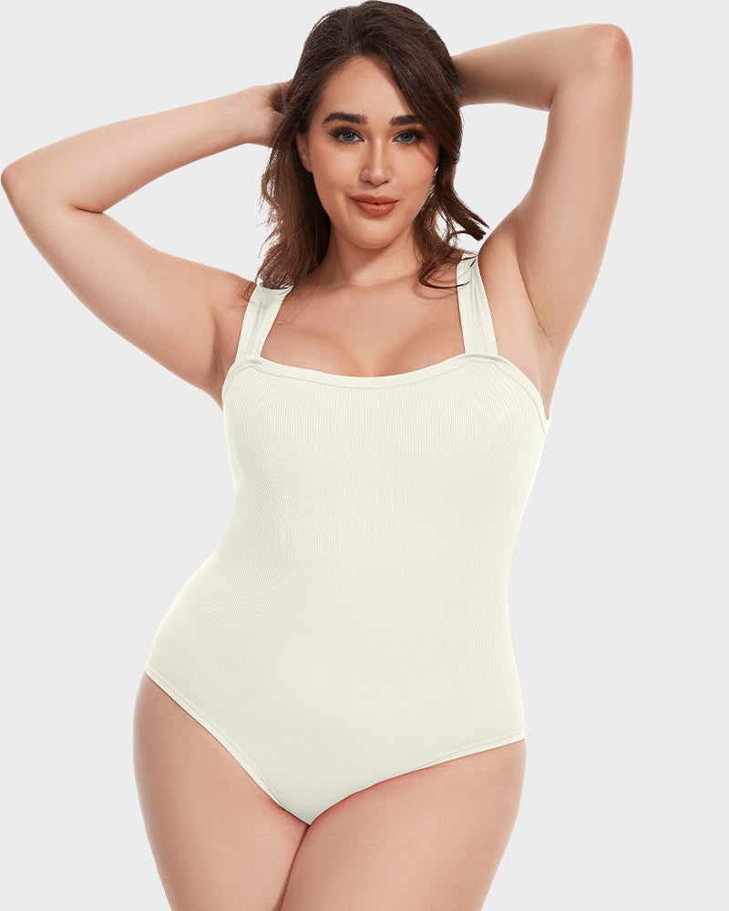 Sleeveless Tummy-Control Tank Bodysuit