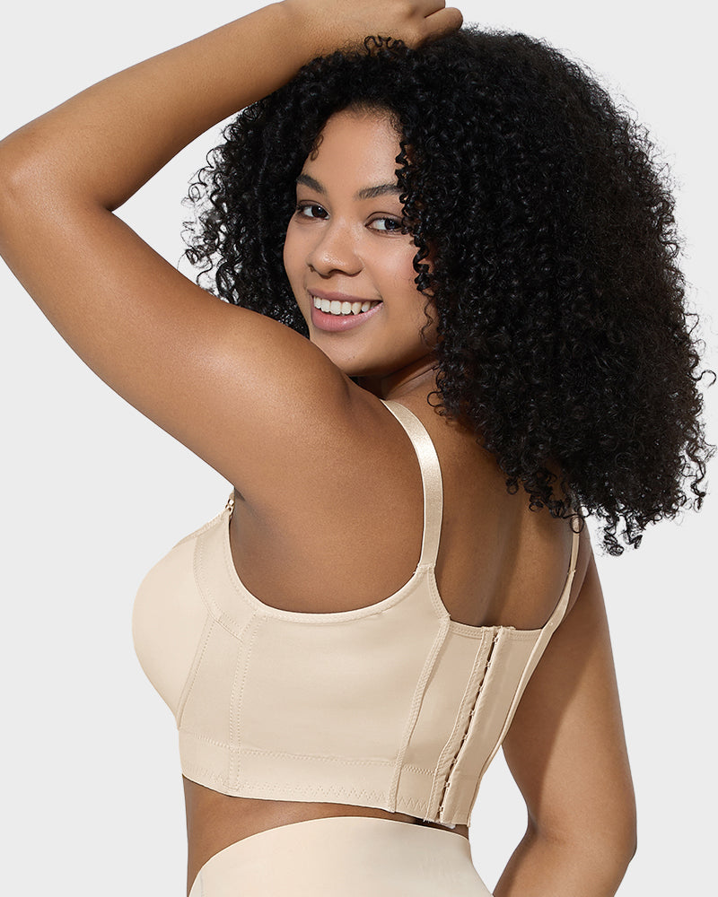 Smoothing Longline Push-Up Bra