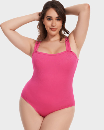 Sleeveless Tummy-Control Tank Bodysuit
