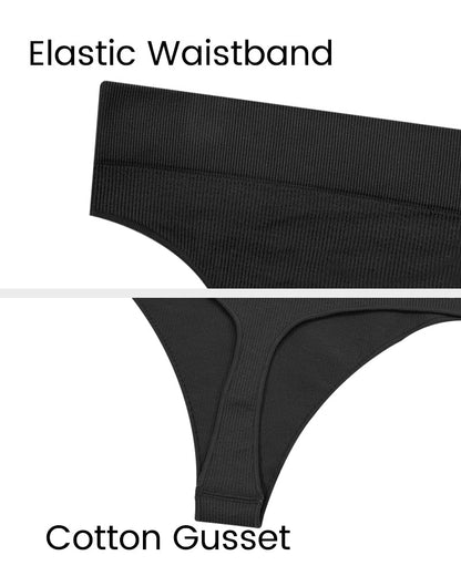 Nahtloser Low-Rise Tanga für den Alltag (3er-Pack)