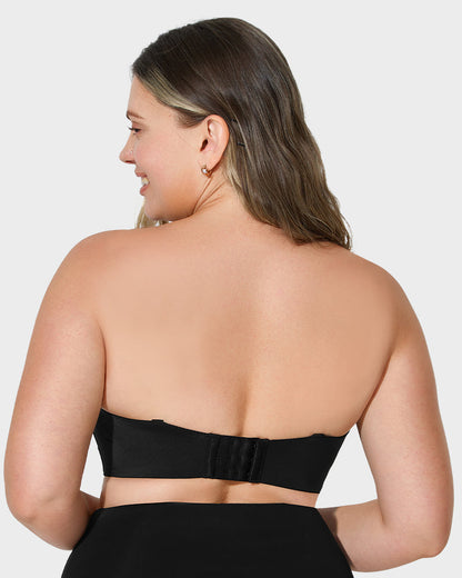 Convertible Non-Slip Bandeau Bra with Full Support
