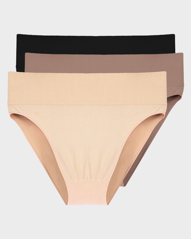 Seamless High-Waisted Shaping Panty (Pack of 3)