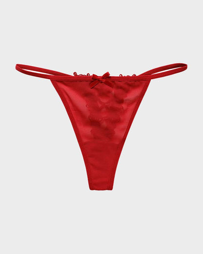 String in Spitze mit Bogenkante