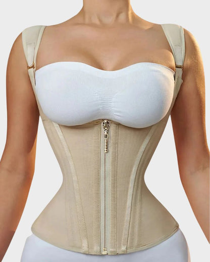 Double-Waistband Shaping Corset Vest