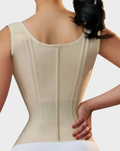 Double-Waistband Shaping Corset Vest