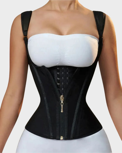 Double-Waistband Shaping Corset Vest