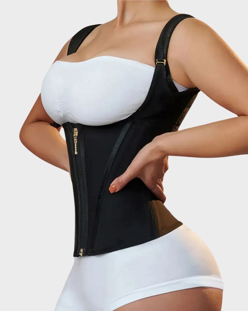 Double-Waistband Shaping Corset Vest