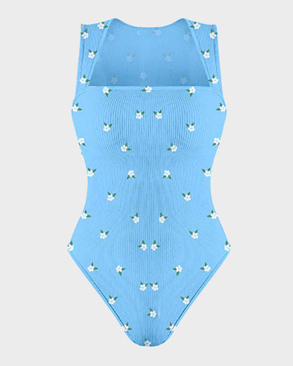 Sleeveless Tummy-Control Tank Bodysuit