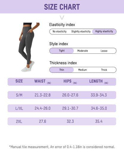 Sport-Leggings mit formendem Push-Up-Effekt und Taschen